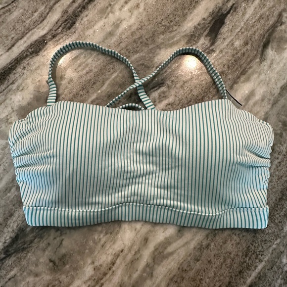 NWOT Shade & Shore Ribbed Bralette Adjustable Bikini Top, Multiple Sizes - Picture 5 of 8